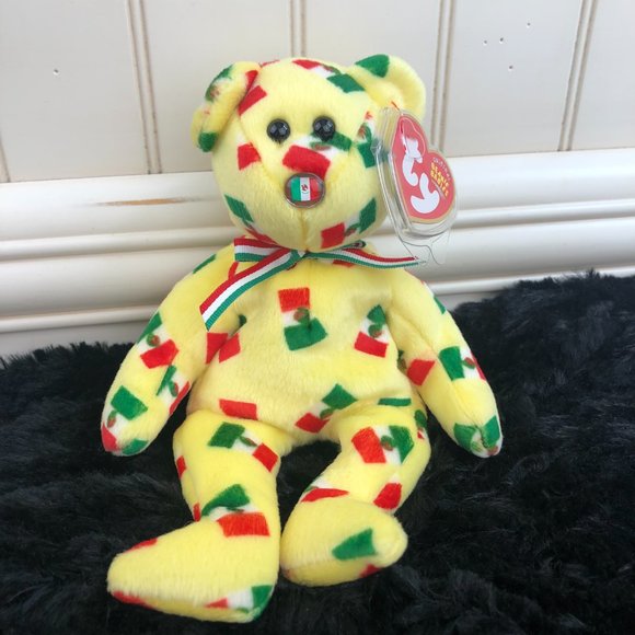 Ty Vintage Beanie Baby Pinata the Bear Plush Rare NEW - Collectible - Picture 2 of 11